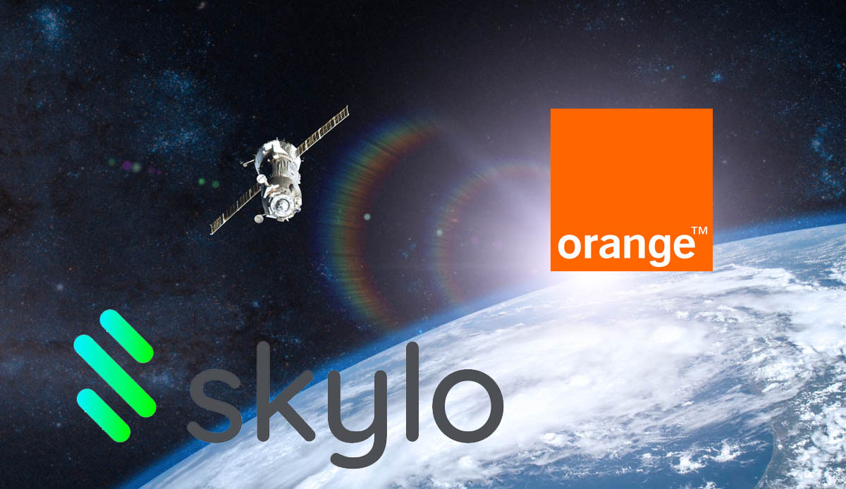 Orange Skylo Message satellite intro